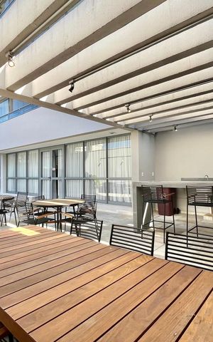 Apartamento à venda com 34m², 1 quarto e sem vaga Apartamento à venda com 34m², 1 quarto e sem vagaÁrea comum - Churrasqueira