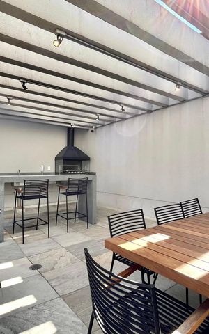 Apartamento à venda com 34m², 1 quarto e sem vaga Apartamento à venda com 34m², 1 quarto e sem vagaÁrea comum - Churrasqueira