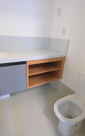 Apartamento para alugar com 54m², 1 quarto e 1 vaga Apartamento para alugar com 54m², 1 quarto e 1 vagaBanheiro Suíte