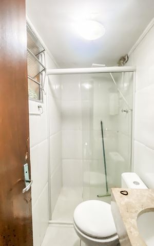 Casa para alugar com 90m², 2 quartos e 1 vaga Casa para alugar com 90m², 2 quartos e 1 vagaBanheiro