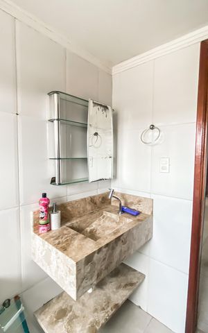 Casa para alugar com 90m², 2 quartos e 1 vaga Casa para alugar com 90m², 2 quartos e 1 vagaBanheiro