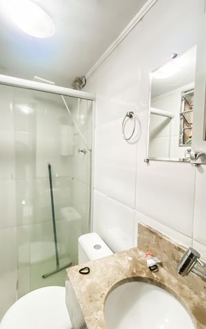 Casa para alugar com 90m², 2 quartos e 1 vaga Casa para alugar com 90m², 2 quartos e 1 vagaBanheiro