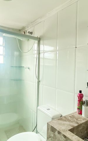 Casa para alugar com 90m², 2 quartos e 1 vaga Casa para alugar com 90m², 2 quartos e 1 vagaBanheiro
