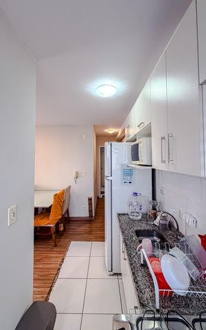 Studio para alugar com 34m², 1 quarto e sem vaga Studio para alugar com 34m², 1 quarto e sem vagaCozinha