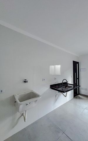 Apartamento à venda com 37m², 2 quartos e sem vagaCozinha e Área de Serviço