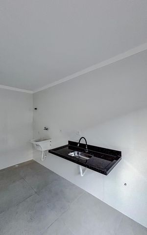 Apartamento à venda com 37m², 2 quartos e sem vagaCozinha e Área de Serviço