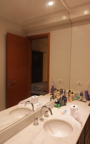 Apartamento para alugar com 129m², 3 quartos e 2 vagasBanheiro da Suíte 1