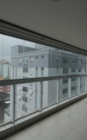 Apartamento para alugar com 129m², 3 quartos e 2 vagasVaranda da Suíte 2 e Suite 3 