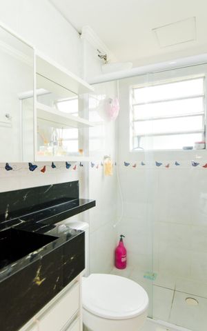 Apartamento à venda com 45m², 2 quartos e 1 vagaBanheiro 