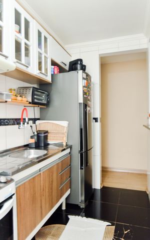 Apartamento à venda com 45m², 2 quartos e 1 vagaCozinha  e Área de Serviço 