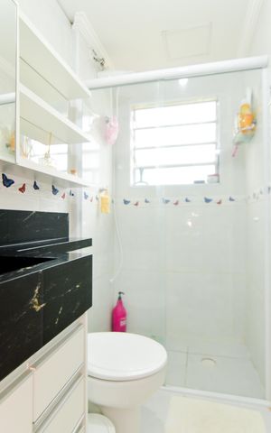 Apartamento à venda com 45m², 2 quartos e 1 vagaBanheiro 