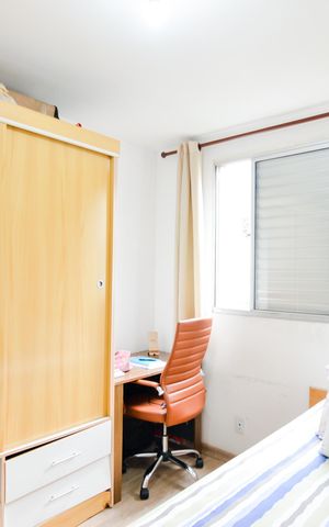 Apartamento à venda com 45m², 2 quartos e 1 vagaQuarto 1 