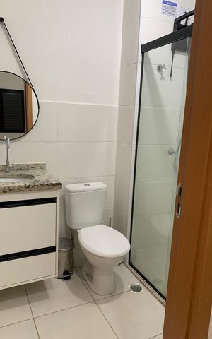 Apartamento para alugar com 51m², 2 quartos e 1 vaga Apartamento para alugar com 51m², 2 quartos e 1 vagaBanheiro