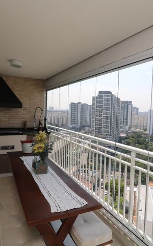 Apartamento para alugar com 105m², 3 quartos e 2 vagasVaranda da Sala