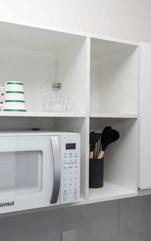 Studio para alugar com 38m², 1 quarto e sem vagaSALA E COZINHA INTEGRADOS