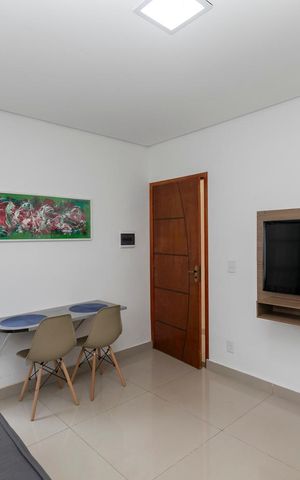 Studio para alugar com 38m², 1 quarto e sem vagaSALA E COZINHA INTEGRADOS