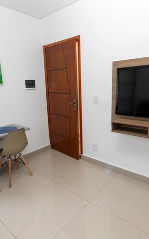 Studio para alugar com 38m², 1 quarto e sem vagaSALA E COZINHA INTEGRADOS