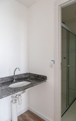 Apartamento para alugar com 34m², 2 quartos e 1 vagaBanheiro