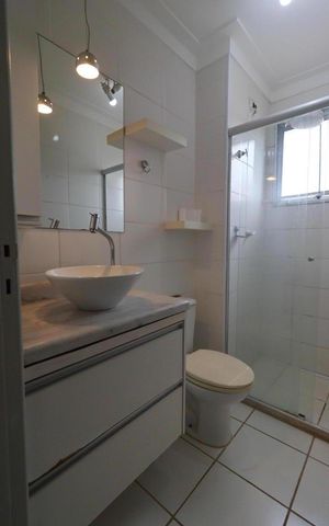 Apartamento para alugar com 70m², 3 quartos e 2 vagas Apartamento para alugar com 70m², 3 quartos e 2 vagasBanheiro da Suíte