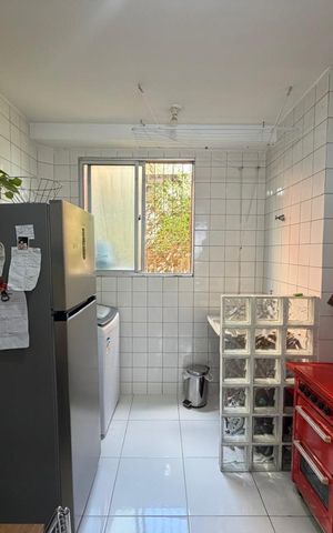 Apartamento à venda com 45m², 2 quartos e sem vagaCozinha e Área de Serviço