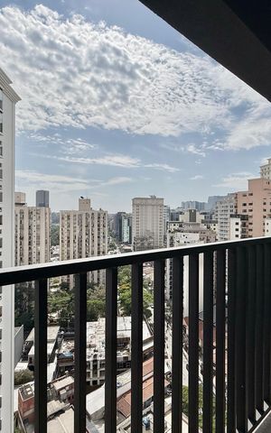 Studio à venda com 24m², 1 quarto e sem vaga Studio à venda com 24m², 1 quarto e sem vagaSacada