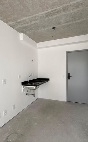 Studio à venda com 24m², 1 quarto e sem vaga Studio à venda com 24m², 1 quarto e sem vagaCozinha