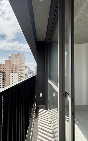 Studio à venda com 24m², 1 quarto e sem vaga Studio à venda com 24m², 1 quarto e sem vagaSacada