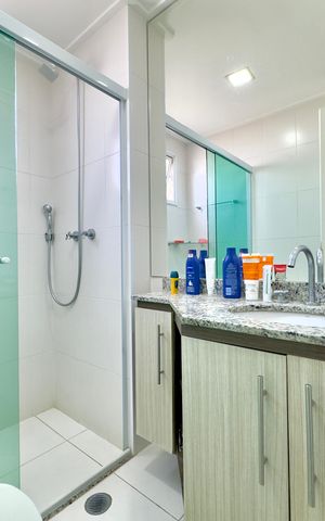 Apartamento para alugar com 80m², 2 quartos e 2 vagas Apartamento para alugar com 80m², 2 quartos e 2 vagasBanheiro 2