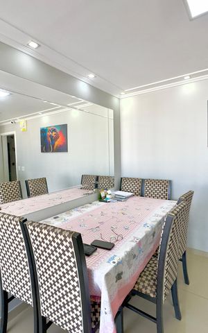 Apartamento para alugar com 80m², 2 quartos e 2 vagas Apartamento para alugar com 80m², 2 quartos e 2 vagasSala de Jantar