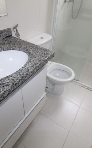 Apartamento para alugar com 142m², 4 quartos e 2 vagasBanheiro da Suíte 1