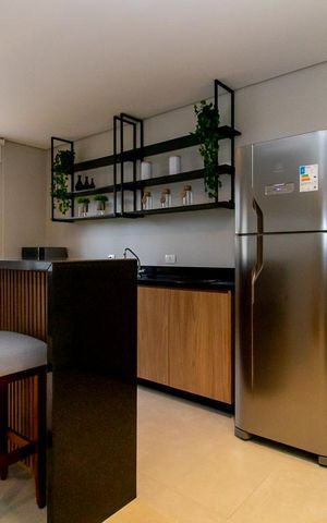 Studio para alugar com 20m², 1 quarto e 1 vaga Studio para alugar com 20m², 1 quarto e 1 vagaÁrea comum - Salão de festas