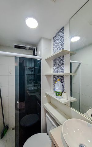 Apartamento para alugar com 40m², 2 quartos e sem vagaBanheiro