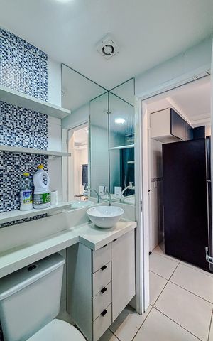 Apartamento para alugar com 40m², 2 quartos e sem vagaBanheiro