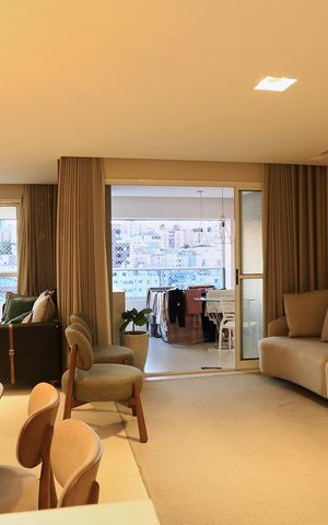 Apartamento à venda com 113m², 3 quartos e 3 vagas Apartamento à venda com 113m², 3 quartos e 3 vagasSala