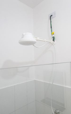 Studio para alugar com 17m², 1 quarto e 1 vaga Studio para alugar com 17m², 1 quarto e 1 vagaBanheiro