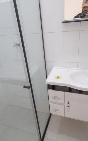 Studio para alugar com 17m², 1 quarto e 1 vaga Studio para alugar com 17m², 1 quarto e 1 vagaBanheiro