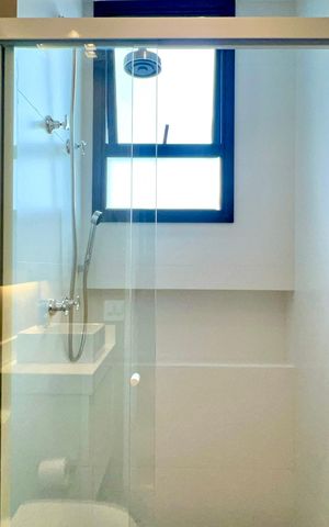 Studio à venda com 26m², 1 quarto e sem vaga Studio à venda com 26m², 1 quarto e sem vagaBanheiro