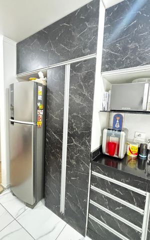 Apartamento à venda com 55m², 2 quartos e 2 vagas Apartamento à venda com 55m², 2 quartos e 2 vagasCozinha