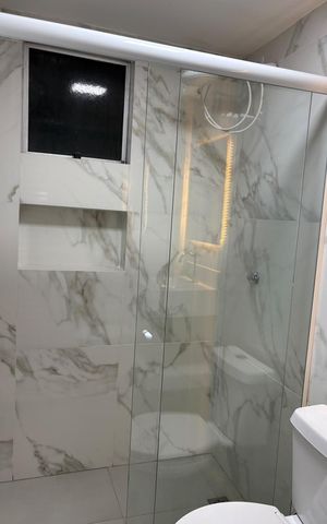 Apartamento para alugar com 55m², 2 quartos e 1 vaga Apartamento para alugar com 55m², 2 quartos e 1 vagaBanheiro