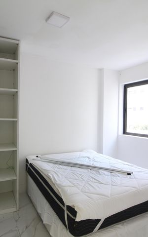 Studio para alugar com 40m², 1 quarto e 1 vagaQuarto