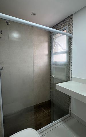 Apartamento para alugar com 110m², 3 quartos e 2 vagasBanheiro da suíte 3