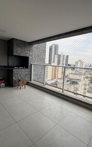 Apartamento para alugar com 110m², 3 quartos e 2 vagasVaranda gourmet