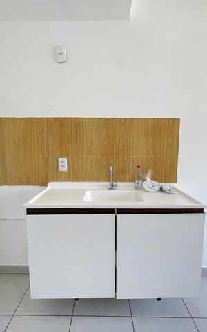 Apartamento para alugar com 33m², 2 quartos e 1 vaga Apartamento para alugar com 33m², 2 quartos e 1 vagaCozinha e Área de Serviço