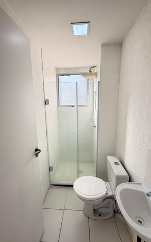 Apartamento para alugar com 42m², 2 quartos e 1 vaga Apartamento para alugar com 42m², 2 quartos e 1 vagaBanheiro social