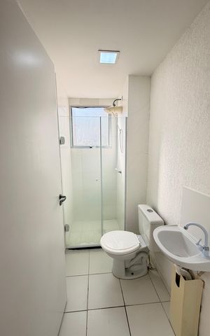 Apartamento para alugar com 42m², 2 quartos e 1 vaga Apartamento para alugar com 42m², 2 quartos e 1 vagaBanheiro social