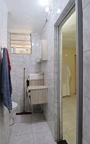 Casa para alugar com 50m², 2 quartos e 1 vagaBanheiro do Quarto 1