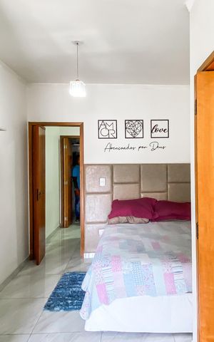 Casa à venda com 83m², 2 quartos e 2 vagas Casa à venda com 83m², 2 quartos e 2 vagasSuite 1