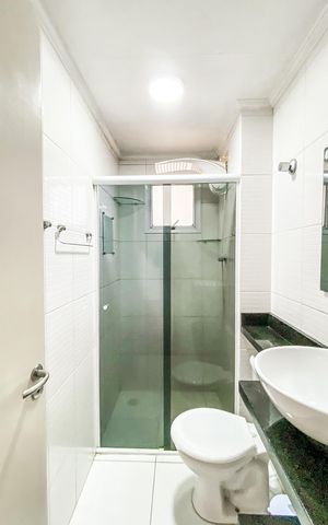 Apartamento à venda com 57m², 2 quartos e 1 vaga Apartamento à venda com 57m², 2 quartos e 1 vagaBanheiro