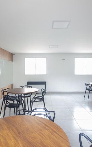 Apartamento para alugar com 44m², 2 quartos e 1 vaga Apartamento para alugar com 44m², 2 quartos e 1 vagaÁrea comum - Salão de festas