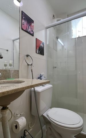 Apartamento para alugar com 60m², 2 quartos e sem vaga Apartamento para alugar com 60m², 2 quartos e sem vagaBanheiro